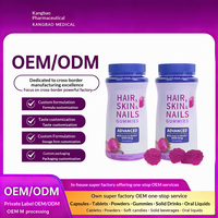 Complément Alimentaire OEM Beauté Cheveux, Peau et Ongles en Gummies à la Biotine Saveur Fraise pour Adultes – 80 Unités