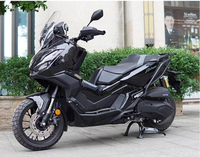 Nouveau pour moto Adv350 : Ensemble de barres de protection avant et arrière en acier carbone épais, protection moteur anti-chute, supports de phares complets