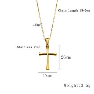 <span class=keywords><strong>16</strong></span> Năm Kinh Nghiệm Tùy Chỉnh Thép Không Gỉ Vàng-Mạ Chữ Thập Mặt Dây Chuyền Đồ Trang Sức Tôn Giáo Dây Chuyền Cho Nam Giới Và Phụ Nữ - Product Image 6