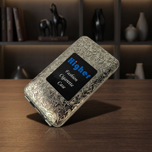 Étui à Cigarettes et Cigares de Luxe Haut de Gamme, Boîte Portable en Acier Inoxydable pour la Maison, le Bar et l'Extérieur - Product Image 1