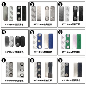 Huy Hiệu Tên Nam Châm Với Nam Châm Neodymium Sức Mạnh Huy Hiệu Dính 3M Nam Châm Tên Từ Tính - Product Image 6