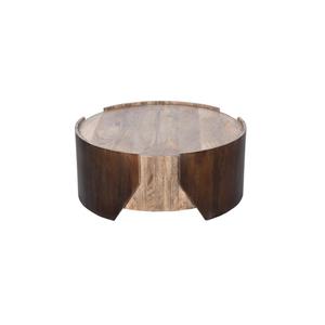 Midcentury modern eco-friendly coffee <b>table</b> Geometric design living room furniture Mango wood & rattan coffee <b>table</b> - Product Image 1