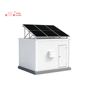 Chambre froide commerciale automatique à énergie solaire semi-enterrée avec porte coulissante et isolation thermique - Product Image 1