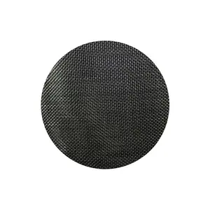 plain weave Extruder screen pack black iron wire mesh black wire screen cloth for plastic recycling