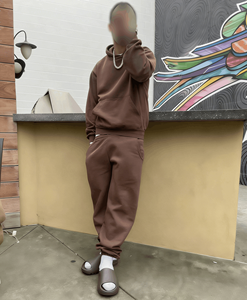 Sudaderas con capucha gráficas con estampado de abullonado personalizado de alta calidad para hombres y mujeres-Sudaderas de calle de algodón pesado con logotipo de serigrafía - Product Image 4