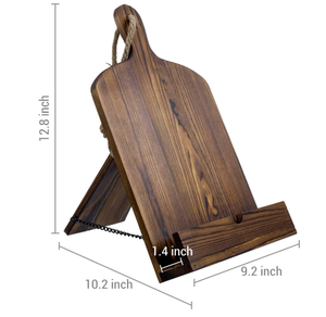 Support <span class=keywords><strong>de</strong></span> <span class=keywords><strong>livre</strong></span> <span class=keywords><strong>de</strong></span> recettes pliable en bois moderne, fait main et écologique, <span class=keywords><strong>pour</strong></span> la <span class=keywords><strong>cuisine</strong></span> - Product Image 2