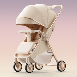 Cochecito de Viaje Compacto Plegable de Cuatro Ruedas de Alta Calidad y Ligero, con Capacidad de Carga de 20 kg, para Avión y Niños Pequeños - Product Image 4