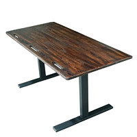 Bureau de style moderne et luxueux en bois massif Table d'ordinateur contemporaine pour la maison, la chambre à coucher, le bureau et l'étude Meubles fabriqués à la main