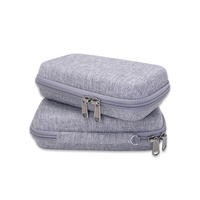 Étui pour batterie externe en EVA imperméable, boîte de rangement multifonctionnelle en EVA pour organisateur de câbles, chargeurs, sac pour appareils électroniques