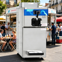 Máquina de helado suave SnowCream Advanced Inverter Z20V con sistema de accionamiento directo comercial y preenfriamiento independiente de leche.