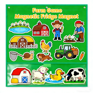 Gioco della Fattoria per Bambini, Magneti Adesivi per Frigorifero, Giocattolo Educativo per Bambini dai 3 ai 6 Anni per lo Sviluppo della Prima Infanzia - Product Image 6