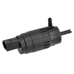 Audi A3 Windshield Washer <b>Pump</b> 1K5955651 Electric Motor For Imported Models <b>Black</b> Plastic Metal Rubber - Product Image 1