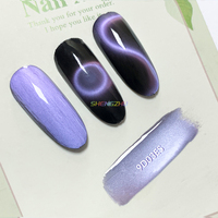 Bubuk Pigmen Mata Kucing Magnetik Optik Chameleon Seri 9D03 untuk Cat Kuku Gel Polish, Ukuran Partikel Halus 2 Mikron