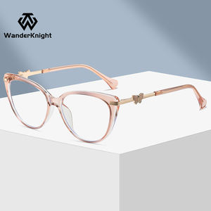 83005 Nuovi <span class=keywords><strong>Occhiali</strong></span> <span class=keywords><strong>da</strong></span> Lettura Oversize Neri alla Moda con Montatura TR90 e Aste CP, <span class=keywords><strong>Occhiali</strong></span> Anti Luce Blu per Donna per Prescrizione - Product Image 2