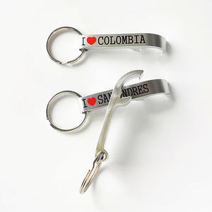 Vendita calda Logo personalizzato in alluminio apribottiglie portachiavi amo San Andres vite di sughero in metallo per bevande al vino - Product Image 2