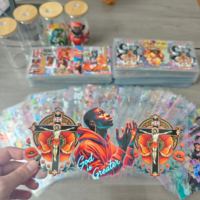 Autocollants de transfert UV religieux chrétiens, impression d'autocollants UV, petit autocollant de logo personnalisé, enveloppes de tasse de dessin animé UV pour gobelets