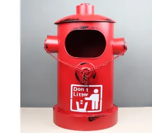 Vintage tarzı Metal para tasarrufu demir yangın hidrant şekli para kutusu ev kumbara ev dekor öğrenci hediye - Product Image 1