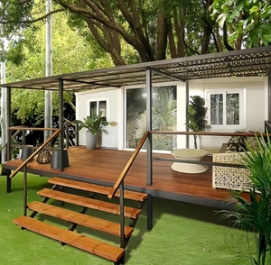 Thép sang trọng Modular prefab CONTAINER HOUSE cho cửa hàng sử dụng 20ft/40ft kích thước với vườn tích hợp - Product Image 5