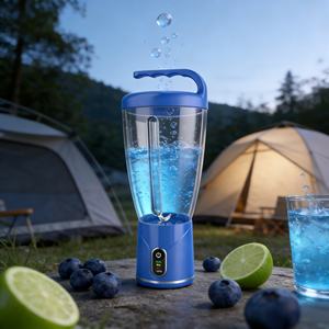 Blender portable de voiture haute puissance 150W, grande capacité 1000ml, batterie/USB, 6 lames en acier inoxydable SUS304, fabricant de smoothies, faible bruit, glace - Product Image 5