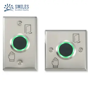 Infrared Touchless Sensor Switch/Non touch Exit Button Support Time and Distance Adjustable