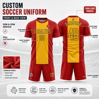 Uniforme de Fútbol Personalizado con Nombre y Número del Jugador, Camisetas de Fútbol con Sublimación Completa