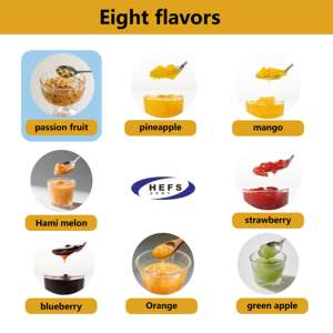 Concentré de confiture de fruits de la <span class=keywords><strong>passion</strong></span> de qualité commerciale de 2.7kg avec emballage de tambour de pulpe pour la vente en gros d'usine de boulangerie de smoothies de thé à bulles - Product Image 5