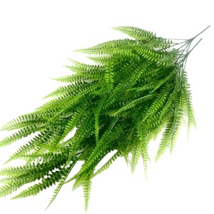 Ruyin Artificial Persian Fern <b>Wall</b> Hanging 80cm Green Bouquet <b>Decorative</b> Plant For Indoor Outdoor Use - Product Image 3