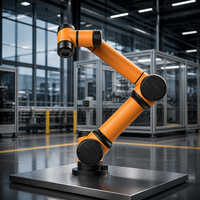 Robot Kolaboratif AUBO I5, Beban Angkut 5kg, Jangkauan 886.5mm, Lengan Robot 6 Sumbu untuk Pengoperasian Mesin, Pemuatan, dan Pembongkaran