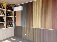 Vente Flash : Panneau Mural WPC Moderne Ignifuge pour Extérieur, Revêtement Gris 219*26mm en PE, Facile à Installer pour Maisons Extérieures