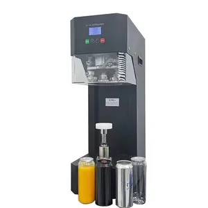 2023 yeni Soda Can yapıştırma makinesi yarı otomatik teneke kutu mühürleyen gıda konserve kapama makinesi