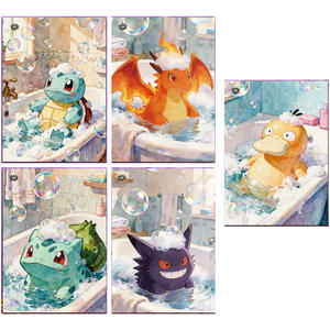 Cajas Sorpresa de Cartas Coleccionables Pokémon Premium, Nuevas, Raras, con Pintura Anime <span class=keywords><strong>Polaroid</strong></span>, Estilo Vintage, Promocionales, para Regalo - Product Image 4