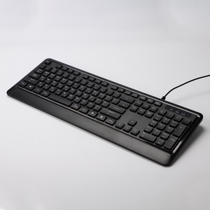 Laser Letters Last Longer No Fade Wired Usb Keyboard Black Chocolate Key Cap Standard Layout Full Size Number <b>Pad</b> Office K101 - Product Image 6