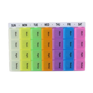 <span class=keywords><strong>ถาด</strong></span>ใส่ยาเม็ดพลาสติกแบบพกพา7วันสำหรับสัปดาห์ - Product Image 2