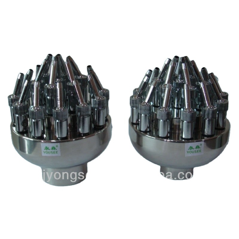Регулируемый трехслойный цветочный фонтан 1-1/2''