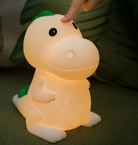 Cute Dinosaur <b>LED</b> Fancy Small Silicone <b>Night</b> <b>Light</b> with 7 Color <b>Lights</b> for Baby Nursery and Kids Bedroom Lamp - Product Image 5