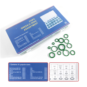 270 pièces vert 18 tailles joints toriques Kit de joint voiture climatiseur compresseur joint anneau boîte de réparation - Product Image 5