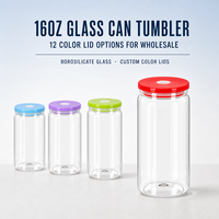 Stock local US – Lot de 48 verres transparents de 16 oz – Livraison gratuite et rapide – Verrerie vierge pour sublimation en gros – Canettes de bière en verre