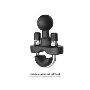 Soporte de aluminio para manillar de moto con cabeza de bola en U para teléfonos y cámaras VIN-BC-1U-1 - Product Image 2
