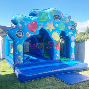 Castillo inflable comercial para fiestas, castillo hinchable para niños con tobogán. - Product Image 4