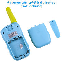 Hochwertiges 22-Kanal 3-Kilometer-Reichweite Zweiwege-Funkgerät Mini Walkie-Talkie Modernes Plastikdesign für Kinder-Abschlussfeier-Spiele