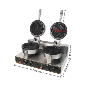 Machine à gaufres rotative commerciale, <span class=keywords><strong>gaufrier</strong></span> électrique, double <span class=keywords><strong>gaufrier</strong></span>, machine à faire des gaufres pour les restaurants et les hôtels - Product Image 2