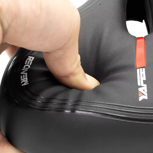 Selle de vélo VTT avec zone de soulagement centrale, coussinets en cuir pour la ventilation et la sécurité, imperméable, pour vélos de montagne et de route - Product Image 5