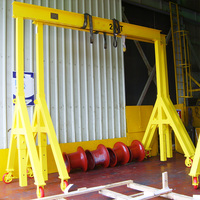 Haute qualité 1Ton 2Ton 3Ton 5Ton Mini petite grue portative à portique unique avec capacité de levage légère