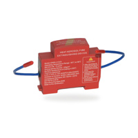 Alat Pemadam Kebakaran Aerosol Otomatis Mini Standar EN 15276 10g Perangkat Penangkal Api Mikro untuk Kotak Kontrol Rak Server
