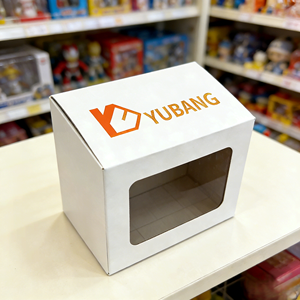 กล่องบรรจุภัณฑ์เค้กขนาดเล็กแบบกำหนดเองสำหรับงานแต่งงาน ทำจากกระดาษแข็งสีขาวหรูหรา พร้อมหูหิ้วริบบิ้น - Product Image 2