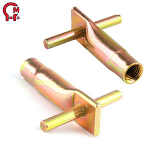 Cheville de <span class=keywords><strong>fixation</strong></span> HLM Béton Orient avec trou, insert de <span class=keywords><strong>fixation</strong></span>, douille de <span class=keywords><strong>poteau</strong></span> solide - Product Image 2