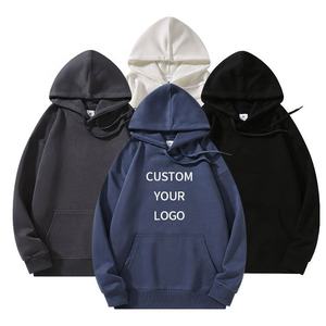 Sudaderas con capucha y sudaderas de invierno bordadas para hombre de poliéster 100% de alta calidad al por mayor con logotipo personalizado OEM - Product Image 2
