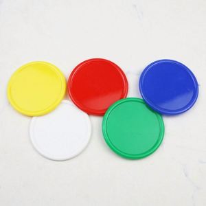 Fichas de Juego de Plástico PS Redondas de 38 mm, de Colores, sin Denominación, para Casinos y Juegos de Fiesta - Product Image 4