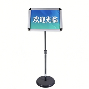 Soporte de Aluminio para Letreros A4, Ajustable, con Pedestal, para Ferias y Exposiciones, Directo de Fábrica - Product Image 2
