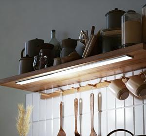 Luces LED para Debajo del Gabinete, con Sensor de Movimiento, Recargables por USB, 4500mAh, para Interiores, Armarios, 600MM 400MM - Product Image 1